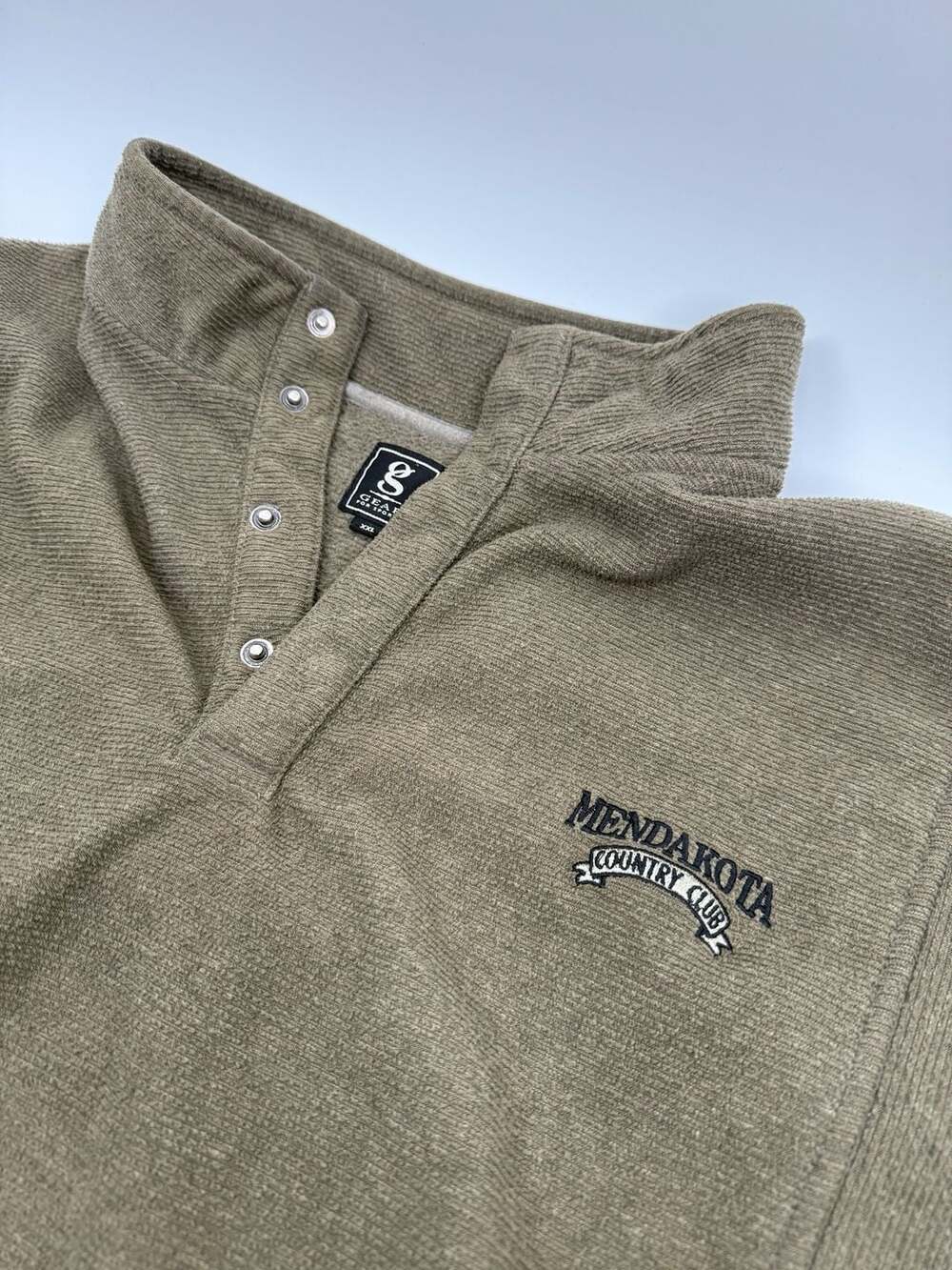 Gear For Sports Mendakota Country Club Ribbed Quarter Snap Pullover XXL